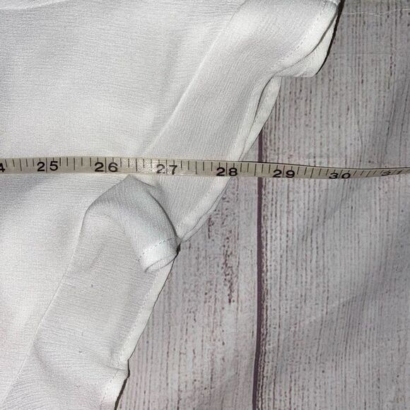 Forever 21 spaghetti strap romper w/floral embroidery white S women - Picture 10 of 13